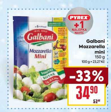 Galbani Mozzarella mini 150 g