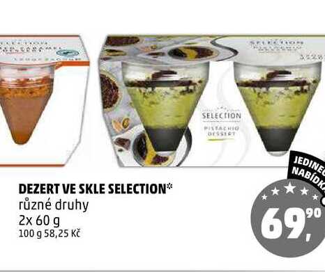 DEZERT VE SKLE SELECTION, 2x 60 g