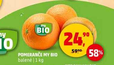 POMERANČE MY BIO, 1 kg