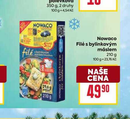 Nowaco Filé s bylinkovým máslem 210 g