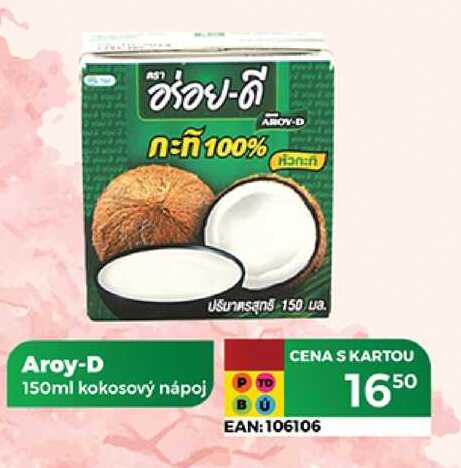 Aroy-D kokosový nápoj 150 ml  
