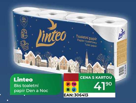 Linteo toaletní papír Den a Noc 8 ks