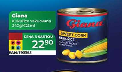 Giana Kukuřice vakuovaná 340 g