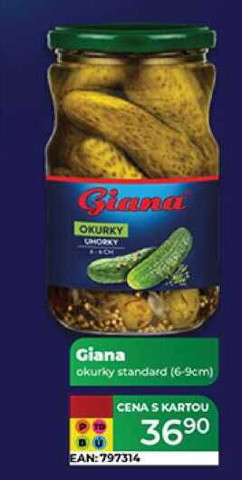 Giana okurky standard (6-9cm) 1 ks
