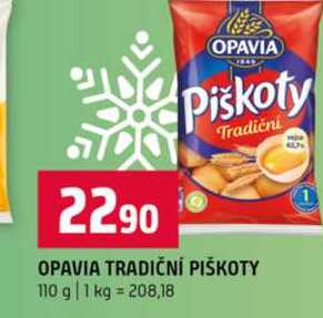 OPAVIA TRADIČNÍ PIŠKOTY 110 g