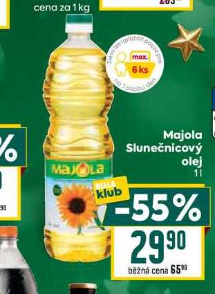 Majola Slunečnicový olej 1l
