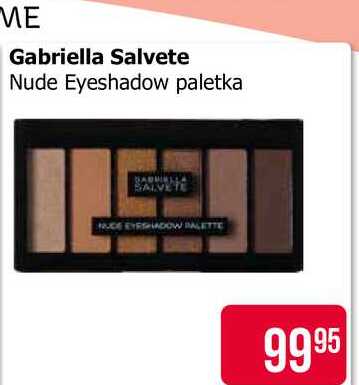 Gabriella Salvete Nude Eyeshadow paletka