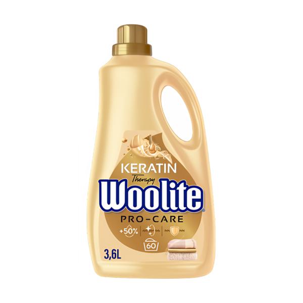 Woolite Keratin Therapy Pro-Care tekutý prací prostředek, 3,6L