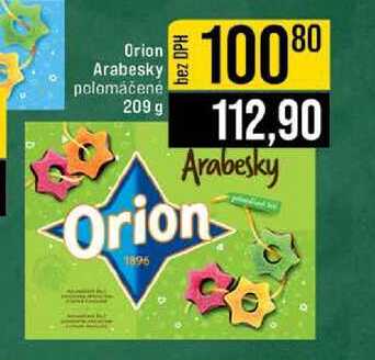 Orion Arabesky polomáčené 209 g