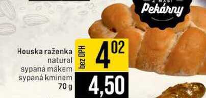 Houska raženka natural sypaná mákem sypaná kmínem 70 g