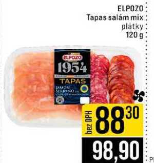 ELPOZO Tapas salám mix platky 120 g