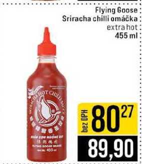 Flying Goose Sriracha chilli omáčka extra hot 455 ml
