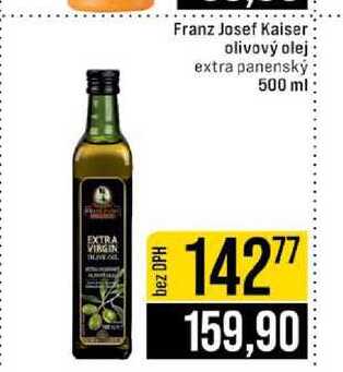 Franz Josef Kaiser olivový olej extra panenský 500 ml