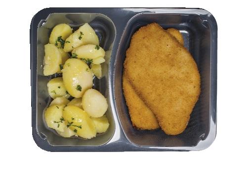 Kuřecí řízek s brambory