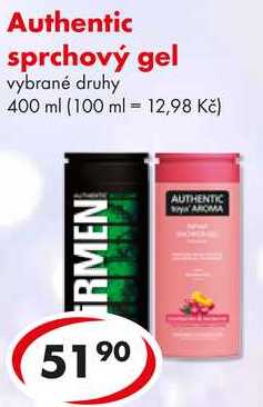 Authentic sprchový gel, 400 ml