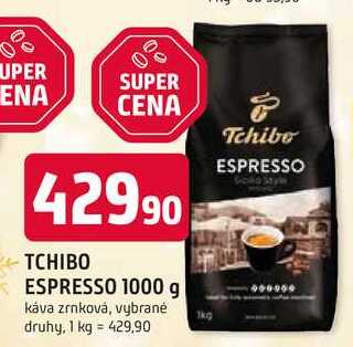 TCHIBO ESPRESSO 1000 g káva zrnková