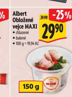 Albert Obložené vejce MAXI 100 g