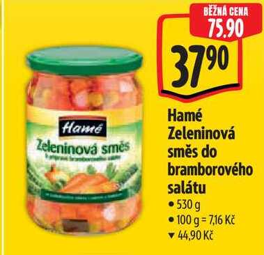 Hamé Zeleninová směs do bramborového salátu, 530 g