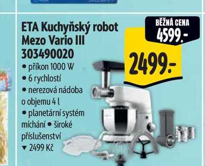 ETA Kuchyňský robot Mezo Vario III 303490020