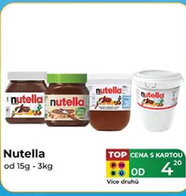 Nutella od 15g - 3kg