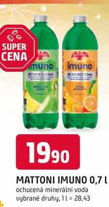 MATTONI IMUNO 0,7l
