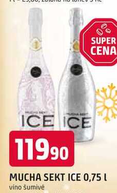 MUCHA SEKT ICE 0,75 L vino Šumivé