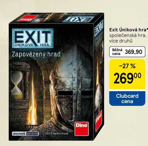 Exit Úniková hra, společenská hra, více druhů  