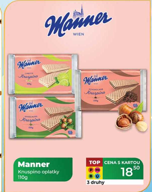 Manner Knuspino oplatky 110g 
