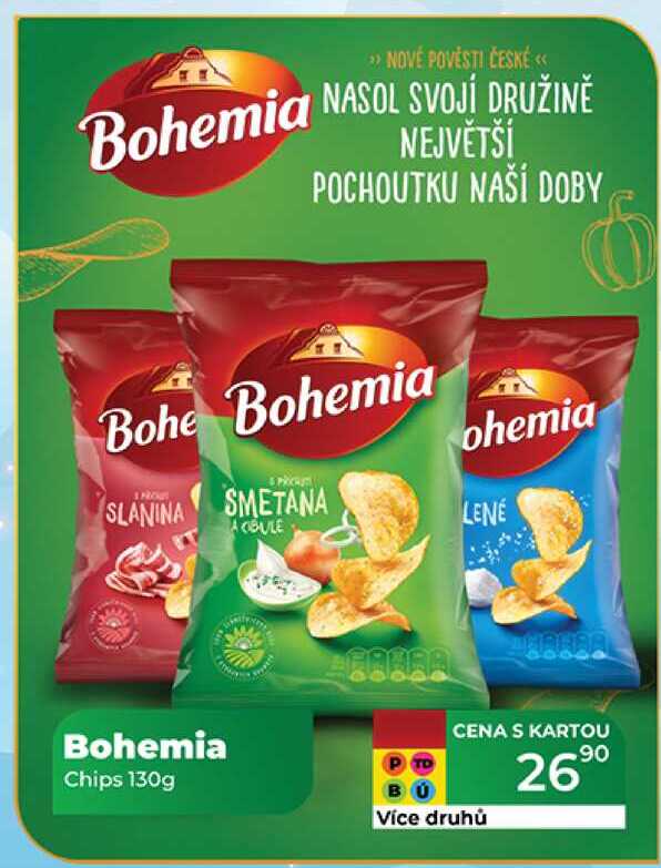 Bohemia Chips 130g 
