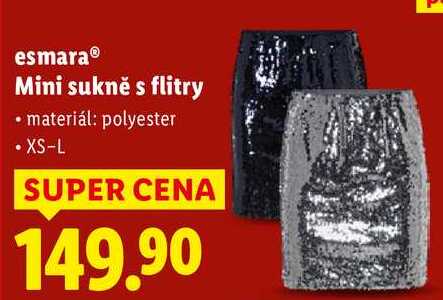 esmaraⓇ Mini sukně s flitry