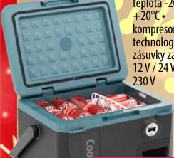 Autochladnička / mraznička / lednice kompresorová / chladící box do auta Pro User CoolX 15 12V/24V/230V 15.2l -20°C