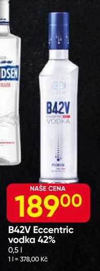B42V Eccentric vodka 42% 0,5l