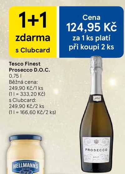 Tesco Finest Prosecco D.O.C., 0,75 l