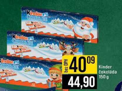 Kinder čokoláda 150 g