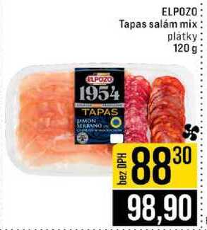 ELPOZO Tapas salám mix platky 120 g