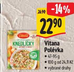 Vitana Polévka, 47-95 g