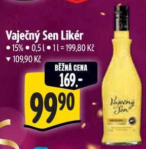 Vaječný Sen Likér, 0,5 l