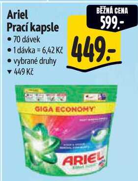 Ariel Prací kapsle, 70 dávek