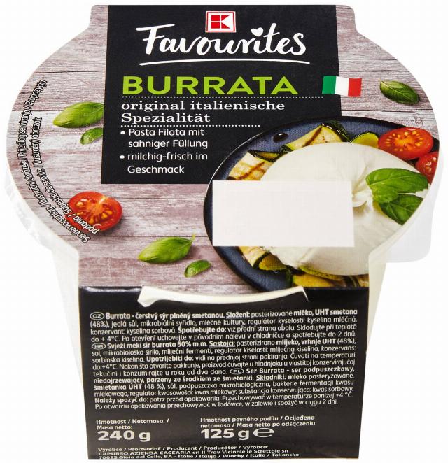 K-FAVOURITES Burrata