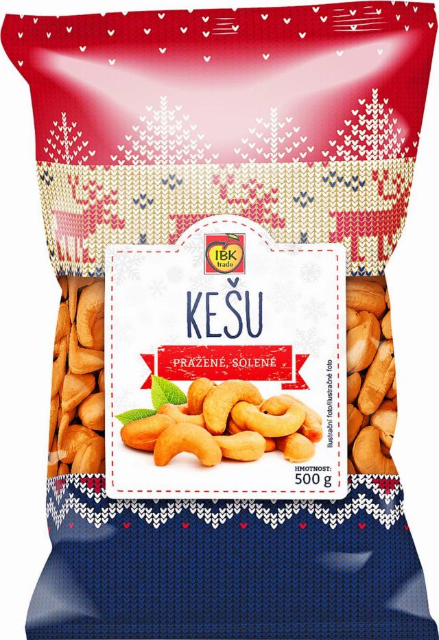 IBK TRADE Kešu Pražené, solené