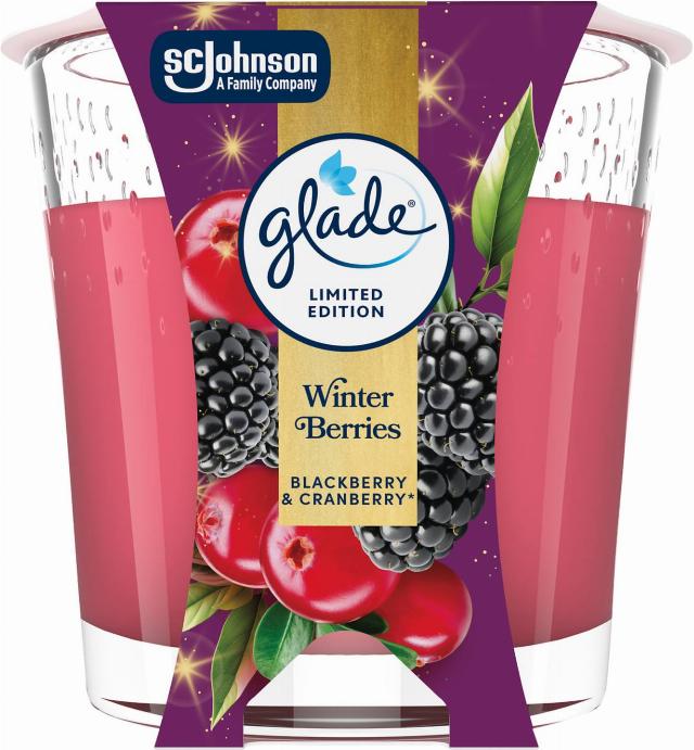 GLADE Vonná svíčka Winter Berries