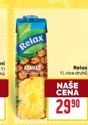 Relax 11, více druhů 