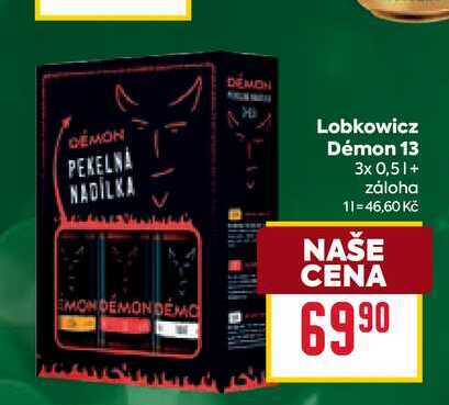 Lobkowicz Démon 13 3x 0,5l