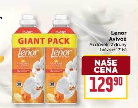 Lenor Aviváž 76 dávek