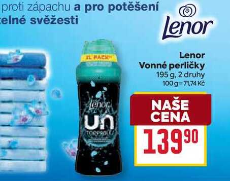 Lenor Vonné perličky 195 g