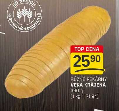 VEKA KRÁJENÁ 360 g 