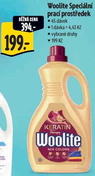 Woolite Speciální prací prostředek, 45 dávek