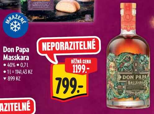 Don Papa Masskara, 0,7 l