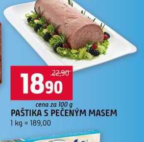 PAŠTIKA S PEČENÝM MASEM 100g