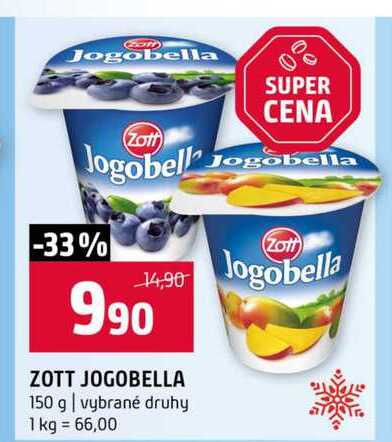 ZOTT JOGOBELLA 150 g vybrané druhy